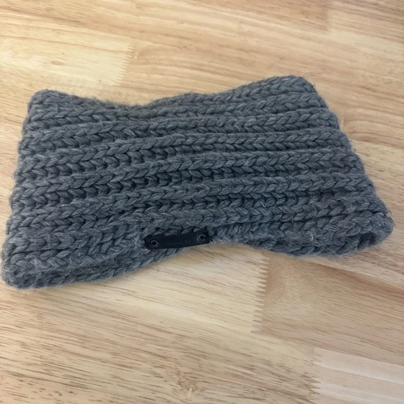 Coach Knit‎ Woven Gray Warm Cozy Winter Headband - Picture 2 of 4